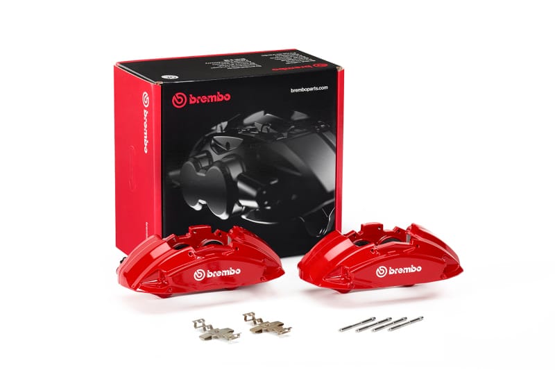 Brembo OE — Brembo OE 2020 Mercedes-Benz E53 AMG/E63 AMG S/17 E300 Hydraulic Front X-Style Brake Calipers - Red