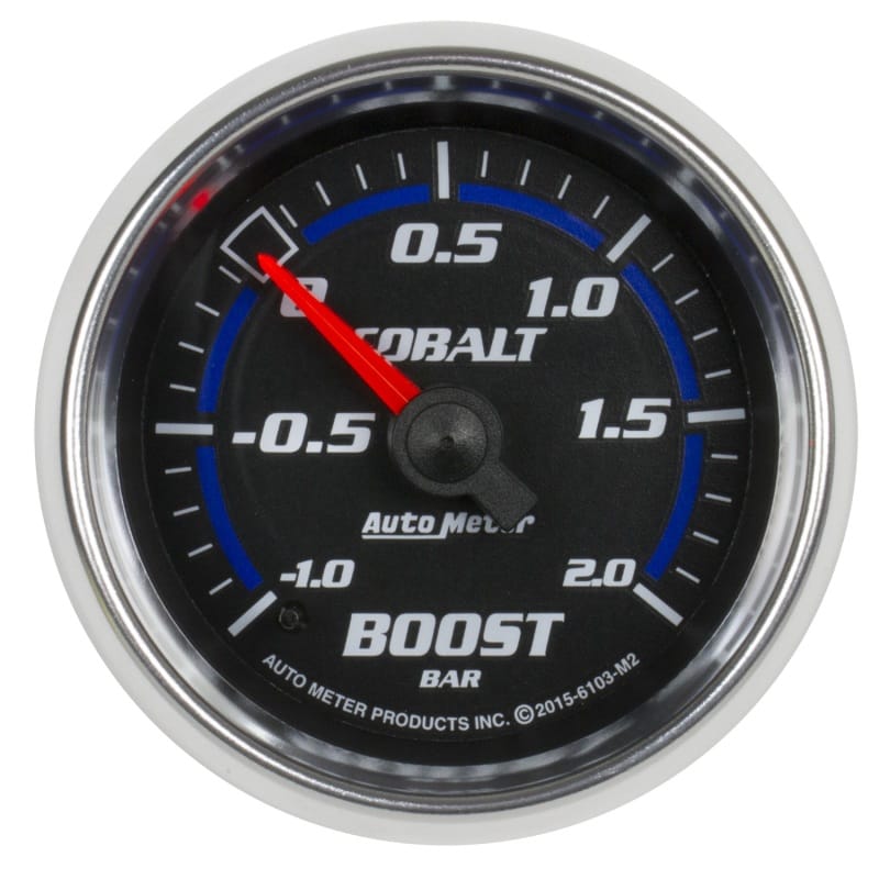 AutoMeter — Autometer Cobalt Gauge Vac/Boost 2 1/16in -1 - +2 Bar Mechanical Cobalt
GA 2" BST 2 BAR M CB