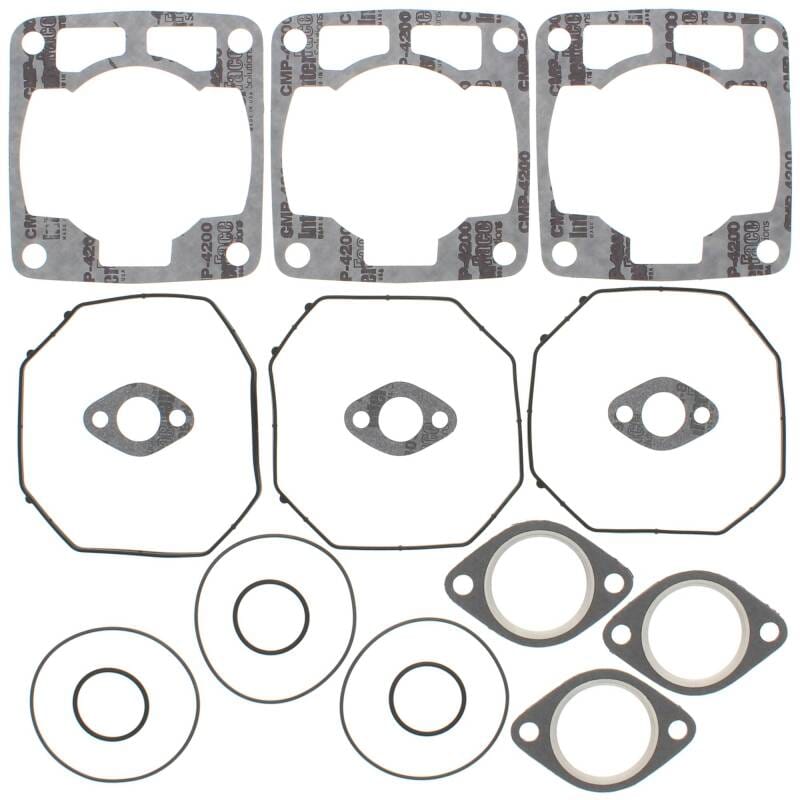 Vertex Pistons — Vertex Gaskets 97-98 Polaris 600 XCR Top End Gasket Kit