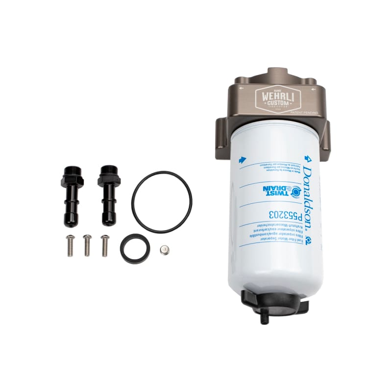 Wehrli — Wehrli 17-19 Duramax L5P / 20-24 L5P Duramax Long Bed Fuel Filter Housing Kit
Fuel Fltr H L5P