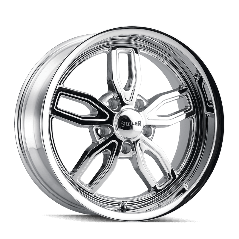 Ridler Wheels — Ridler 608 18x8 / 5x114.3 BP / 0mm Offset / 72.62mm Hub Chrome Wheel