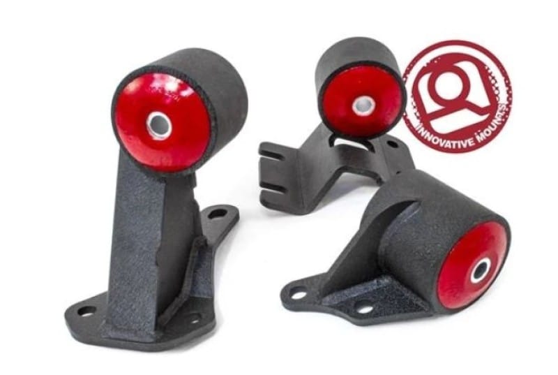 Innovative Mounts — Innovative 90-93 Integra B-Series Black Steel Mounts 60A Bushings (Auto to Manual Cable)