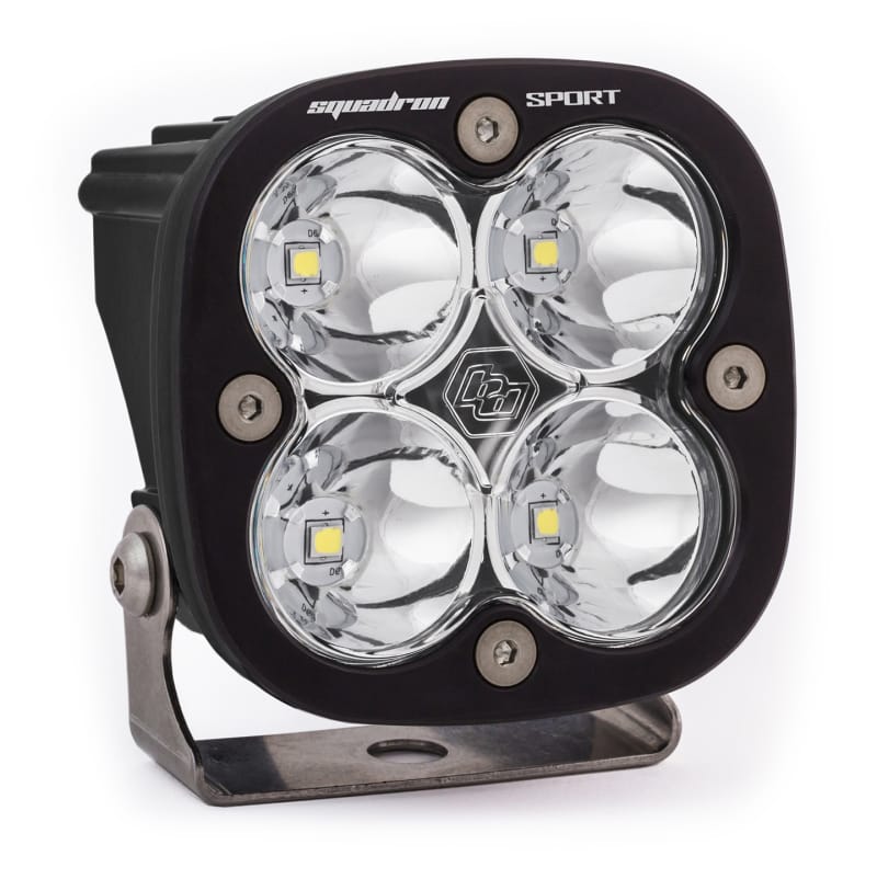 Baja Designs — Baja Designs Squadron Sport Work/Scene Pattern Black LED Light Pod - Clear