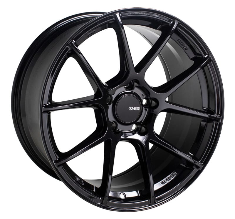 Enkei — Enkei TS-V 18x8.5 5x114.3 38mm Offset 72.6mm Bore Gloss Black Wheel