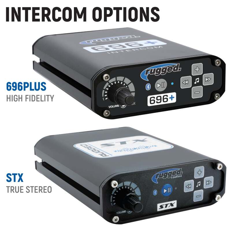 Rugged Radios — Rugged Radios Can-Am Comm/Mav Complete Comm Kit w/ BT 2-Way - Dash Mount 696 Plus/ M1 VHF Bus Band