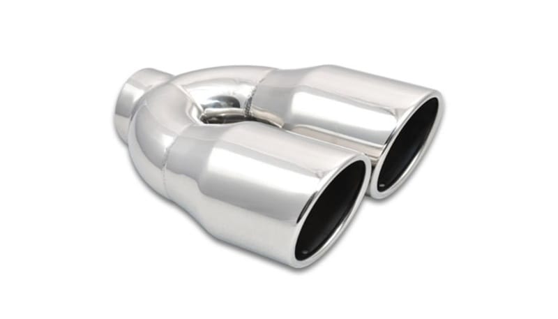 Vibrant — Vibrant 2.5in ID Dual 3.5in OD Round SS Exhaust Tip (Single Wall Angle Cut)
2.50"IDDualExhTipAng
ExhstTailPipeTip