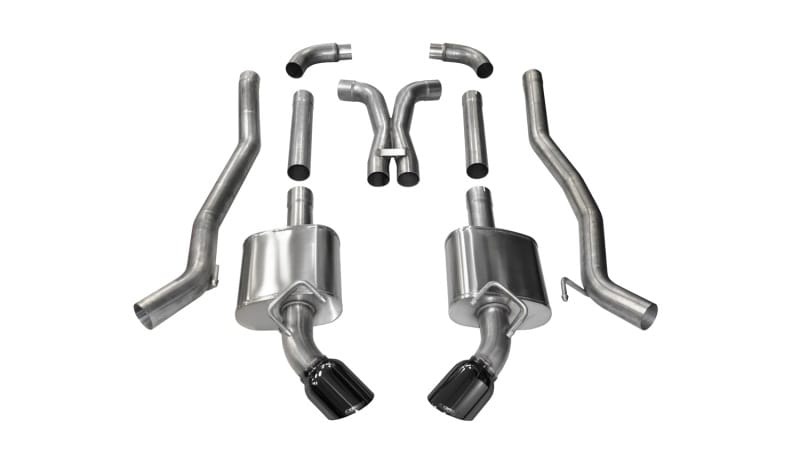 CORSA Performance — Corsa 2011-2015 Chevrolet Camaro SS 6.2L V8 Manual Black Xtreme 3in Cat-Back
Exhaust