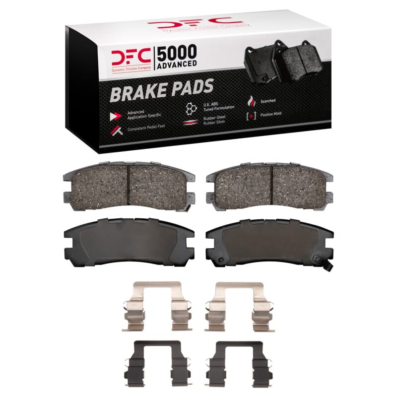 DFC — DFC 88-99 Dodge Stealth Rear 5000 Advanced Ceramic Brake Pads and Hardware Kit
DFC Brake Pad Set