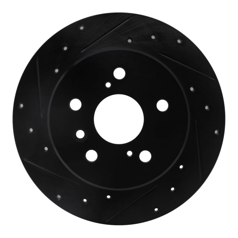 R1 Concepts — R1 00-04 Toyota AVALON Rear Left Drilled & Slotted Black Brake Rotor
R1 Brake Rotor Drill
