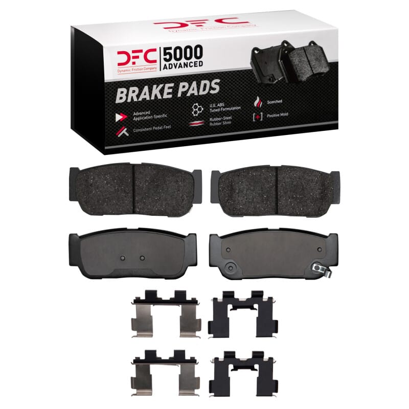 DFC — DFC 03-09 Kia Sorento Rear 5000 Advanced Ceramic Brake Pads and Hardware Kit
DFC Brake Pad Set