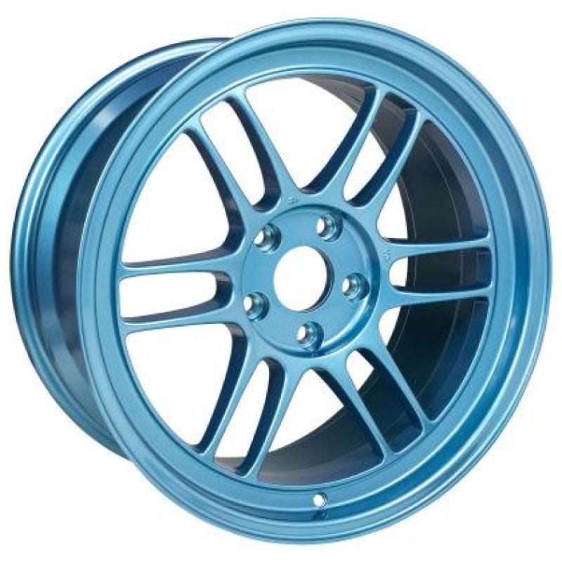 Enkei — Enkei RPF1 18x10.5 5x114.3 15mmm Offset 73mm Bore Emerald Blue Wheel