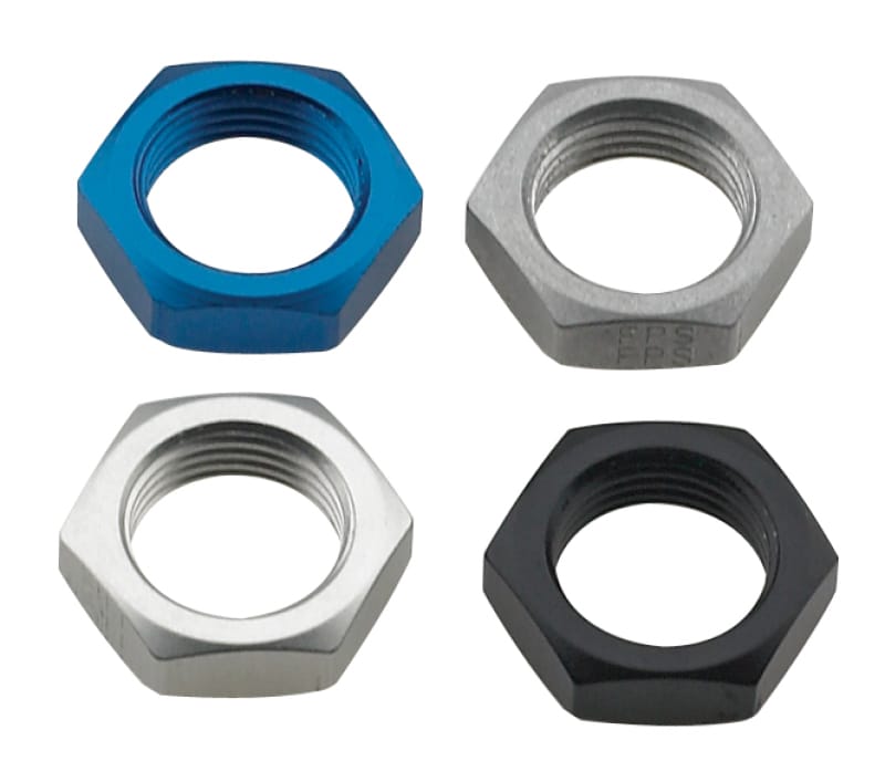 Fragola — Fragola -20AN Bulkhead Nut - Black