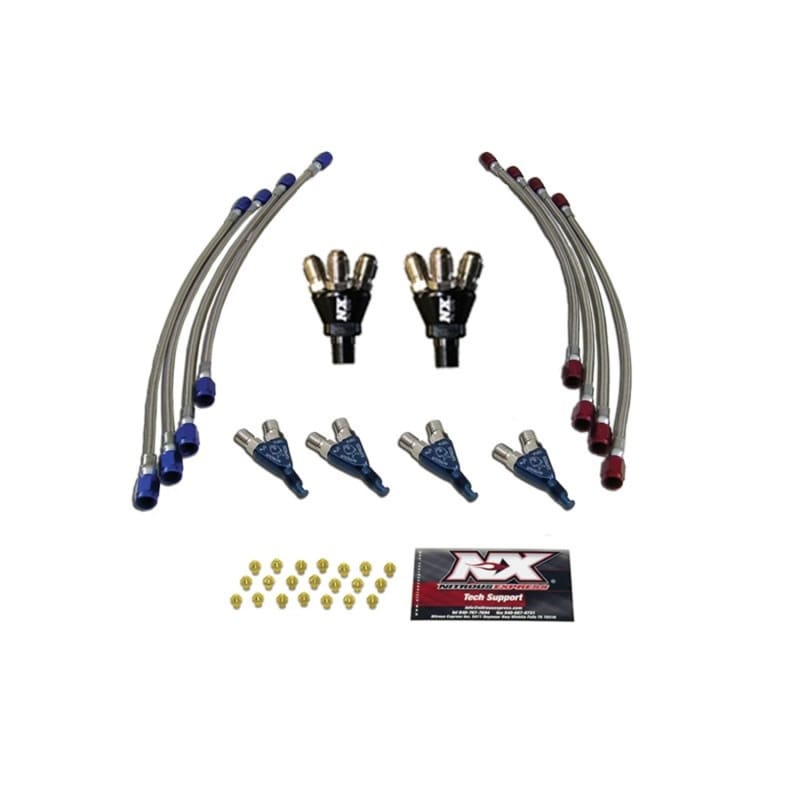 Nitrous Express — Nitrous Express 6 Cyl Piranha Conversion (6 Piranha Nozzles and Jets Jets)
Injection System Kit
N2OSys
