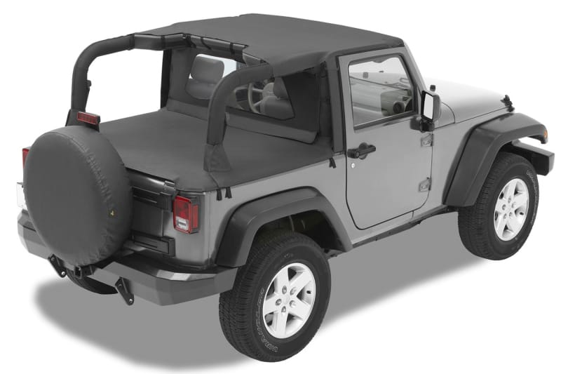 Bestop — Bestop 07-09 Jeep Wrangler JK 2-Door Header Targa Bikini (Black Diamond)
Targa Bikini