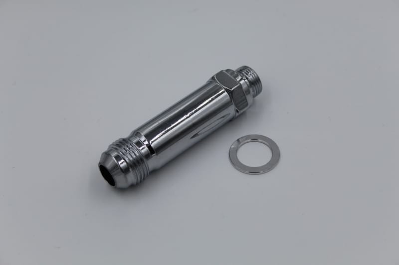 Fragola — Fragola -6AN x 9/16-24 Carb Adapter Long 3in - Chrome