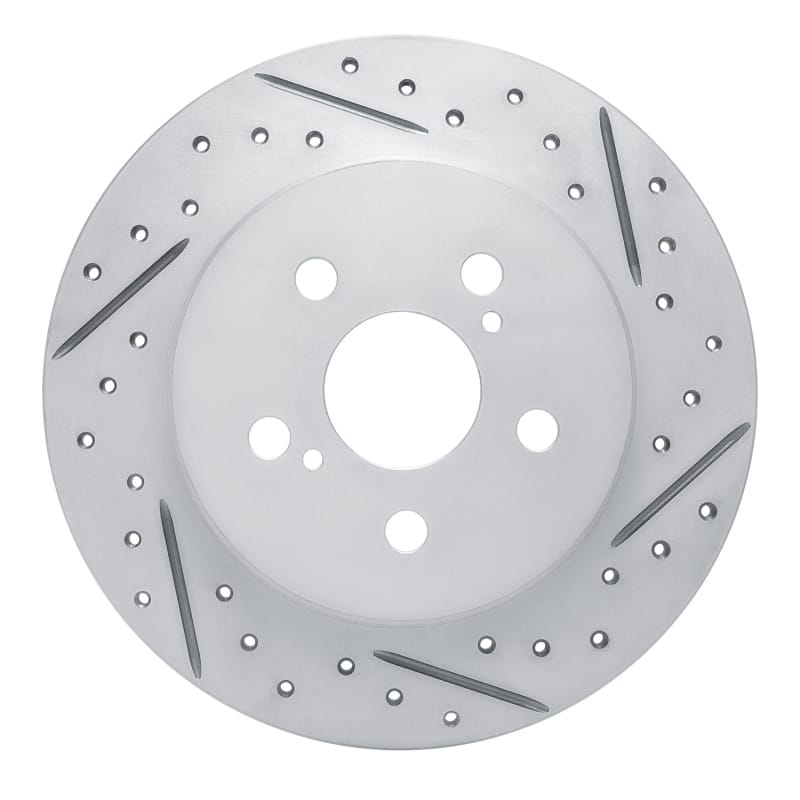 R1 Concepts — R1 19-26 Toyota Corolla (Us/Canada) Rear Right Drilled & Slotted Geo-Carbon Rotor