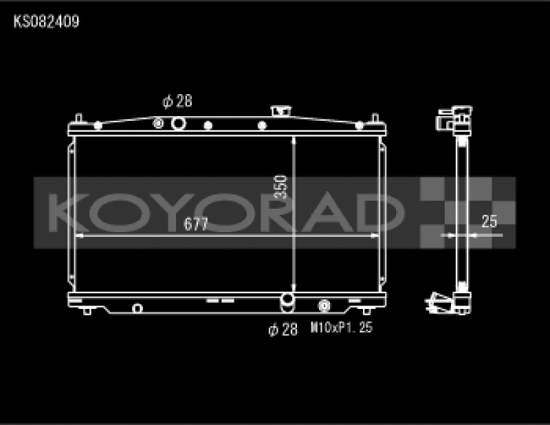 Koyo — Koyo 11-16 Honda CR-Z 1.5L Hybrid (MT) / 09-14 Honda Fit (MT) Radiator
Racing Radiator