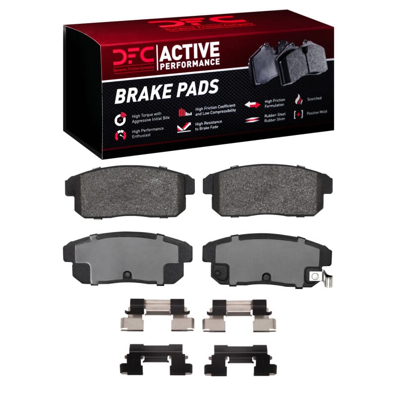 DFC — DFC 04-11 Mazda RX-8 Rear Active Performance Pads and Hardware Kit
DFC Brake Pad Set