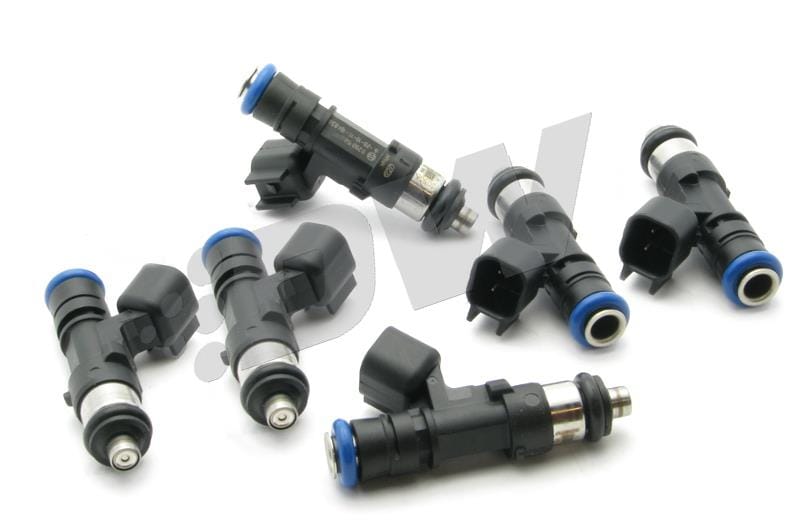 DeatschWerks — 1000cc - 350z-370z, GTR VR38DETT, Skyline NEO RB25DET, Golf GTI R32 3.2L VR6
Matched set of 6 injectors 1000cc/min