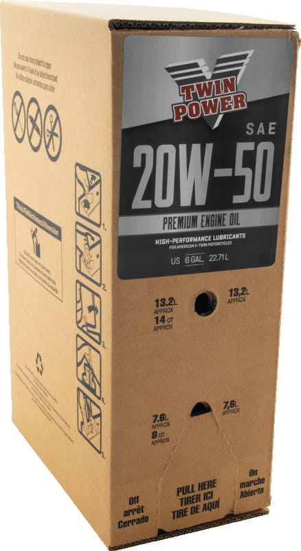 TwinPower — Twin Power 20W50 Oil - 6 Gallon Bag-In-Box