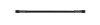 Goodridge — Goodridge 38in Universal Brake Line Assembly w/Black Zinc Fittings & Black Hose