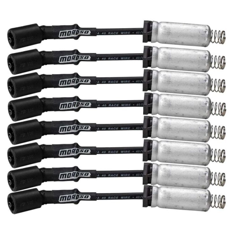Moroso — Moroso GM LS Ignition Wire Set - Ultra 40 - Unsleeved - Coil-On - 8in Wire - Black