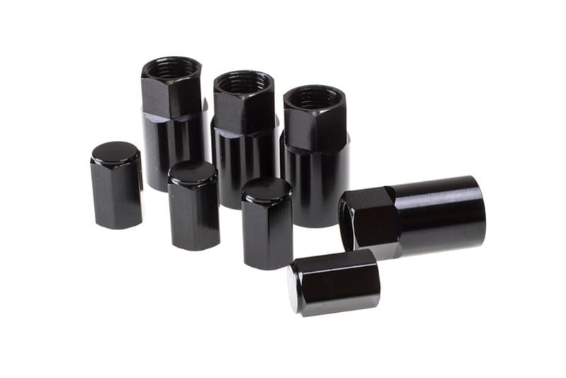 Wheel Mate — Wheel Mate Aluminum TPMS Valve Stem Cover - Black Anodize