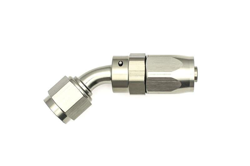 DeatschWerks — DeatschWerks 6AN Female Swivel 45-Degree Hose End CPE