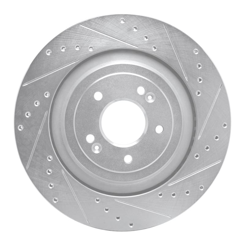 R1 Concepts — R1 19-22 Genesis G90 Rear Right Drilled & Slotted Silver Brake Rotor
R1 Brake Rotor Drill