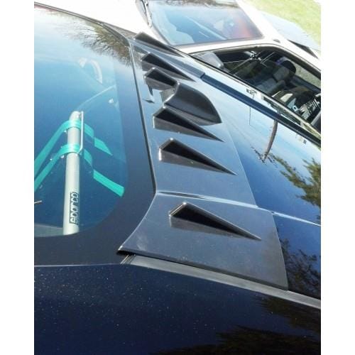 BLOX Racing — BLOX Racing 13-14 Scion/Subaru FR-S/BRZ Vortex Generator Fins with Shark Fin - ABS Black