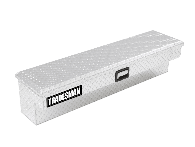 Tradesman — Tradesman Aluminum Side Bin Truck Tool Box (70in.) - Brite