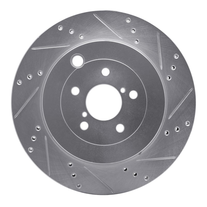 R1 Concepts — R1 17-25 Subaru BRZ Rear Right Drilled & Slotted Silver Brake Rotor
R1 Brake Rotor Drill