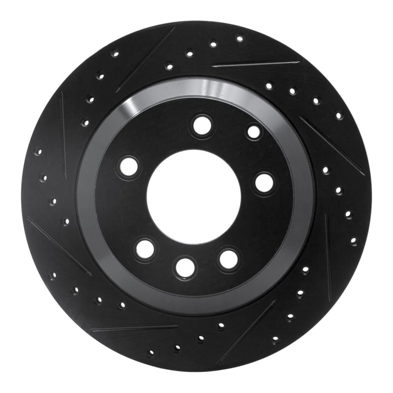 R1 Concepts — R1 03-18 Audi Q7 Rear Left Drilled & Slotted Black Brake Rotor
R1 Brake Rotor Drill
