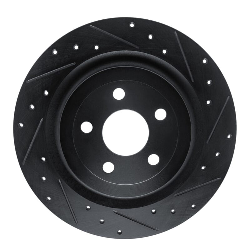 R1 Concepts — R1 21-25 Ford Mustang Mach-E Rear Right Drilled & Slotted Black Brake Rotor
R1 Brake Rotor Drill