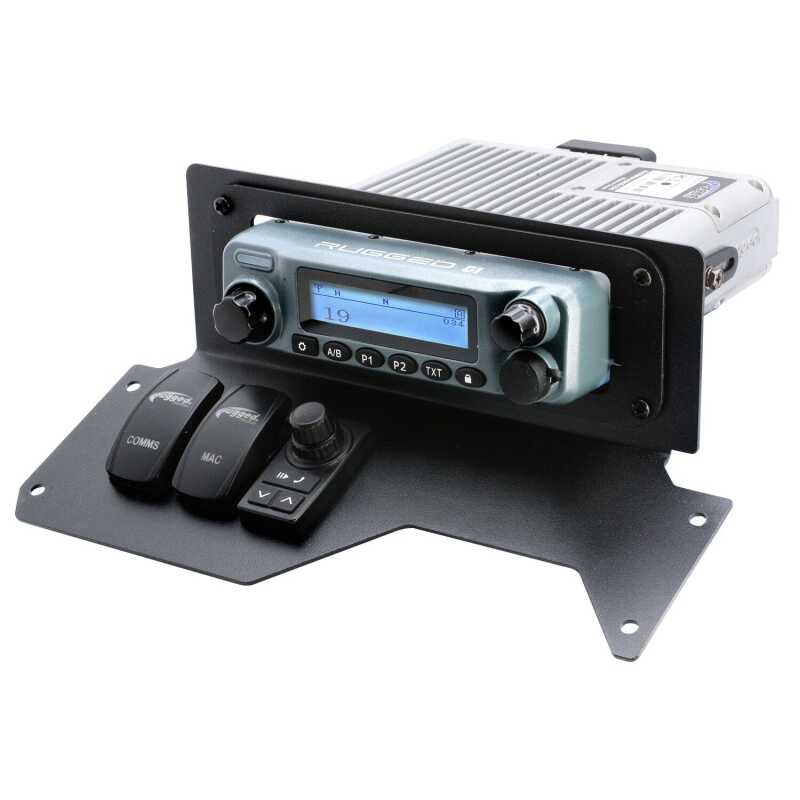Rugged Radios — Rugged Radios Polaris Xpedition - Radio and Remote Head Intercom Mount Kit For Radio Only