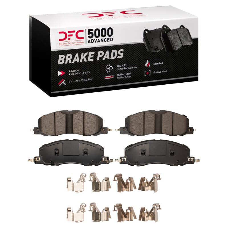 DFC — DFC 20-25 Ford Explorer Front 5000 Advanced Ceramic Brake Pads and Hardware Kit