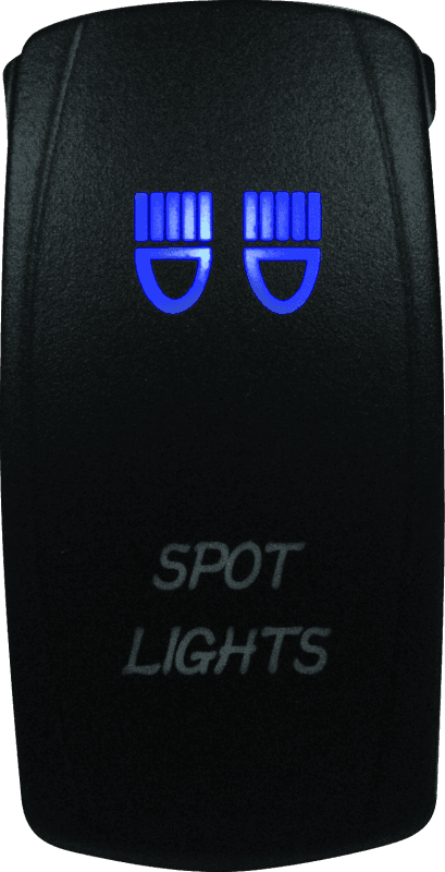 DragonFire Racing — Dual LED Switch, Laser-Etched, Spotlight On/Off, Blue