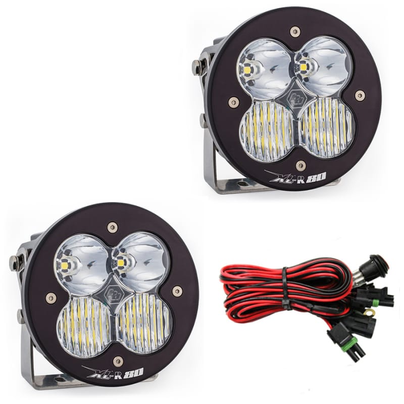Baja Designs — Baja Designs XL R 80 Series Driving Combo Pattern Pair LED Light Pods