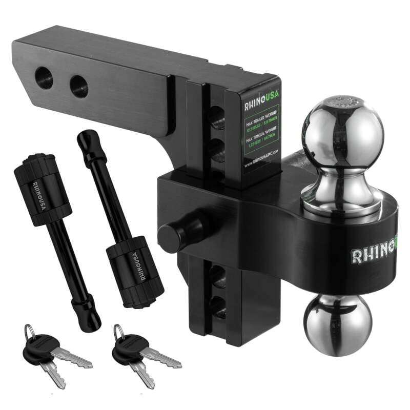 Rhino USA — Rhino USA 6In Heavy Duty Drop Hitch - 2In (Black)
Ball Mount