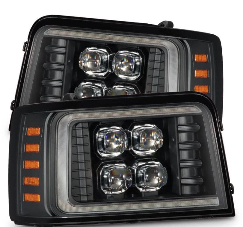 AlphaRex — AlphaRex 92-96 Ford F-Series/Bronco NOVA-Series LED Proj Headlight Bk w/Actv Light SeqSig & SBDRL
Projector Headlights