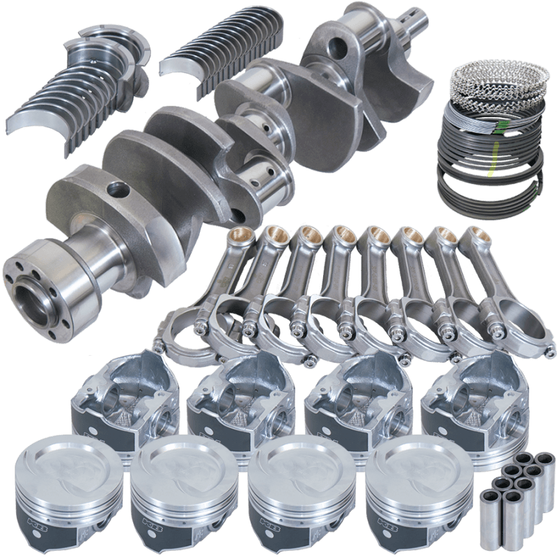 Eagle — Eagle Chevy LT1350 1Pc 3.750in Crank 5.700in I-Beam Rods -18cc 4.040in Pistons Rotating Assembly
Street & Strip Assy