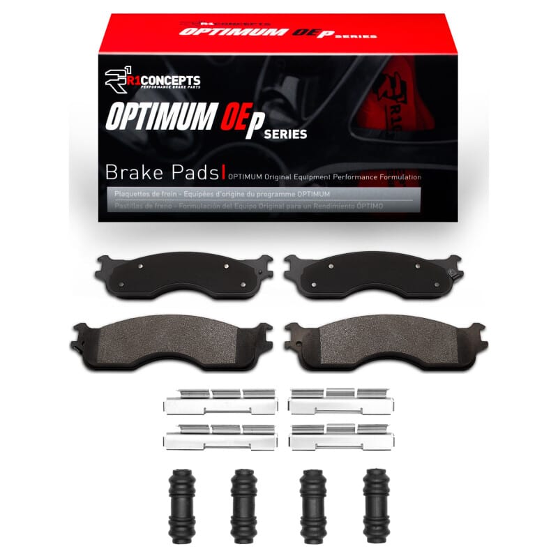 R1 Concepts — R1 04-04 Dodge Ram 1500 Pickup Front Optimum OE Pads & Hardware Kit
R1 Optimum Oe Pads a