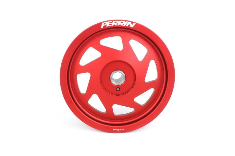 Perrin Performance — PERRIN 19-21 Subaru WRX / 16-18 Forester / 15-19 Legacy Lightweight Crank Pulley - Red