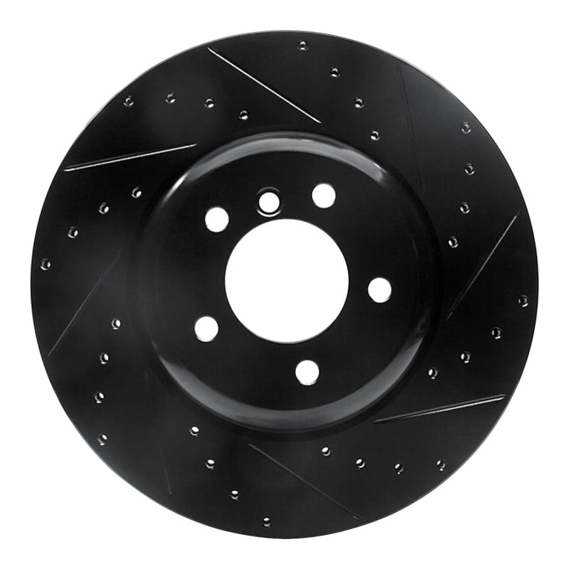 R1 Concepts — R1 04-10 BMW 650I Convertible Front Right Drilled & Slotted Black Brake Rotor
R1 Brake Rotor Drill