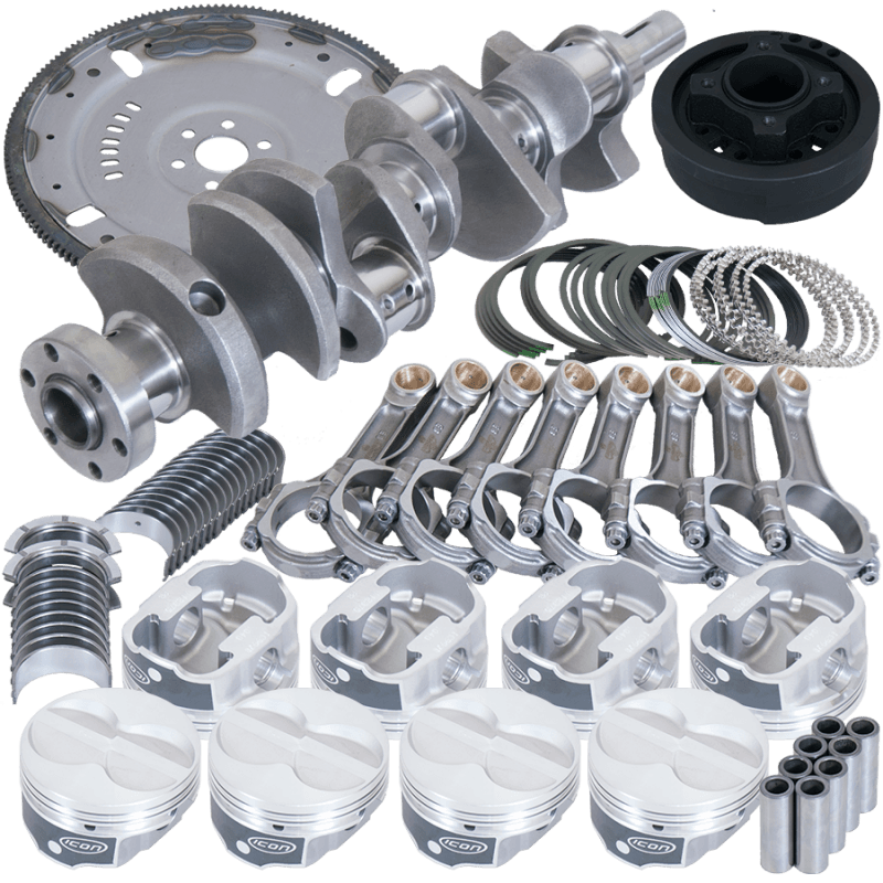 Eagle — Eagle Ford 302 3.250in Crank 5.400in I-Beam Rods 4.040in Pistons 164 Tooth FP Balanced Assembly
Bal Str & Strip Assy