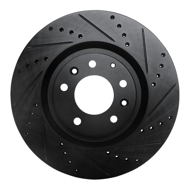 R1 Concepts — R1 04-11 Mazda RX-8 Front Right Drilled & Slotted Black Brake Rotor
R1 Brake Rotor Drill