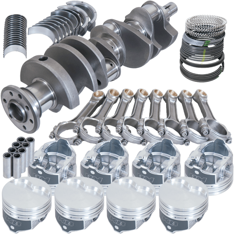 Eagle — Eagle Chrysler 360 3.580in Crank 6.123in I-Beam Rods -5cc Flat Top 4.060in Pistons Rotating Assembly
Street & Strip Assy