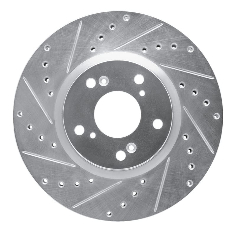R1 Concepts — R1 06-15 Honda Civic Si Front Left Drilled & Slotted Silver Brake Rotor
R1 Brake Rotor Drill