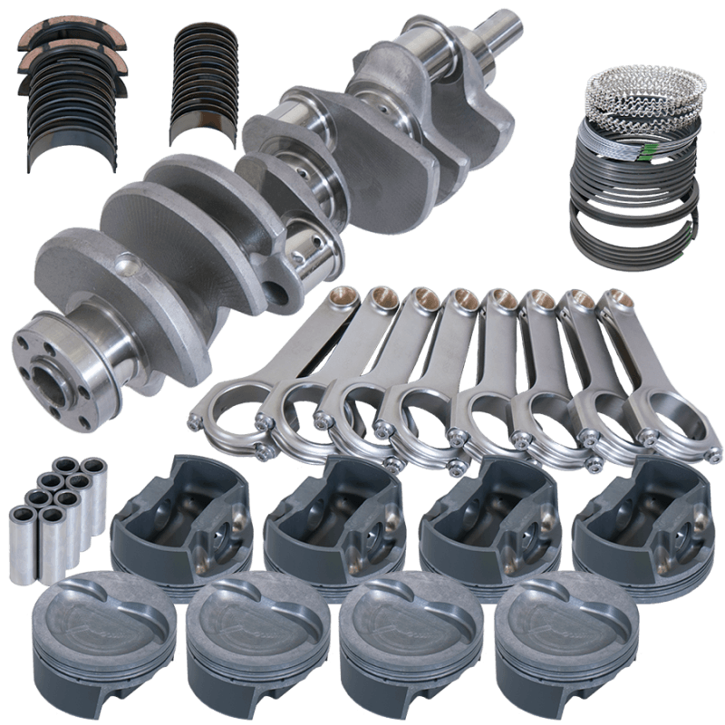 Eagle — Eagle Ford 351W SVO 4.000in Crank 2.750in Mains 6.250in H-Beam 4.125in Pistons Rotating Assembly
Competition Assembly