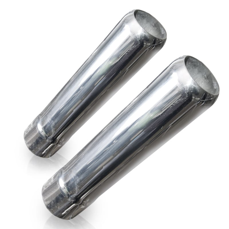 Stainless Works — Stainless Works Pencil Cut Exhaust Tips 2in Body 2in ID Inlet